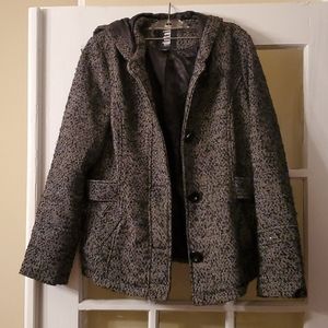 INTL Details hooded coat